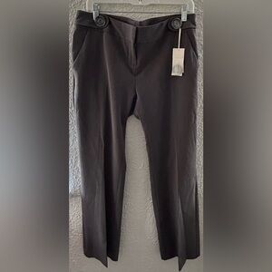 Hannah Jones Pants Slacks Women’s Sz 10 Charcoal Gray NWT Career Dressy